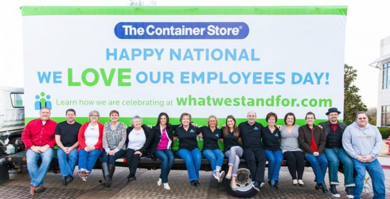 The Container Store's We Love Our Employees Day in 2014