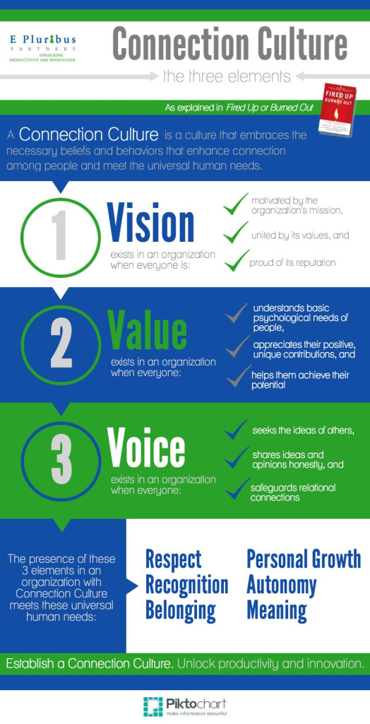 The 3 V's of Connection Culture
